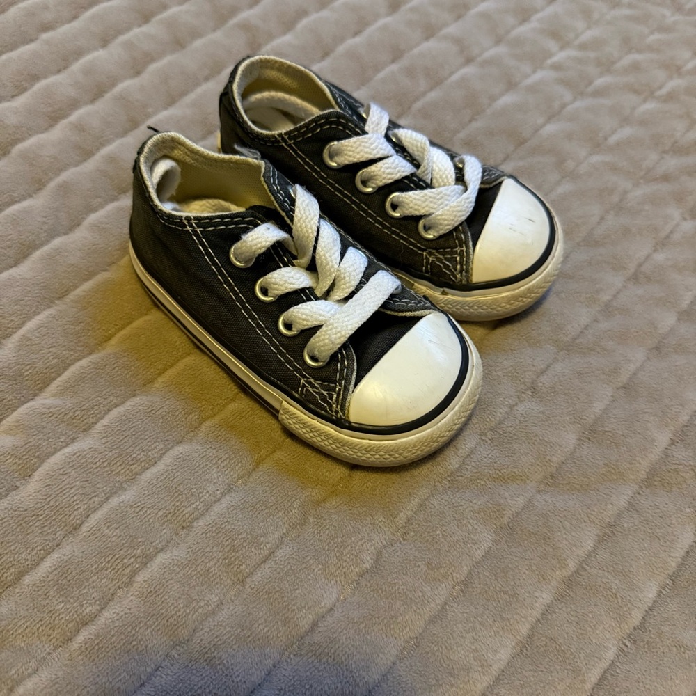 Stylish Kids Black and White Sneakers